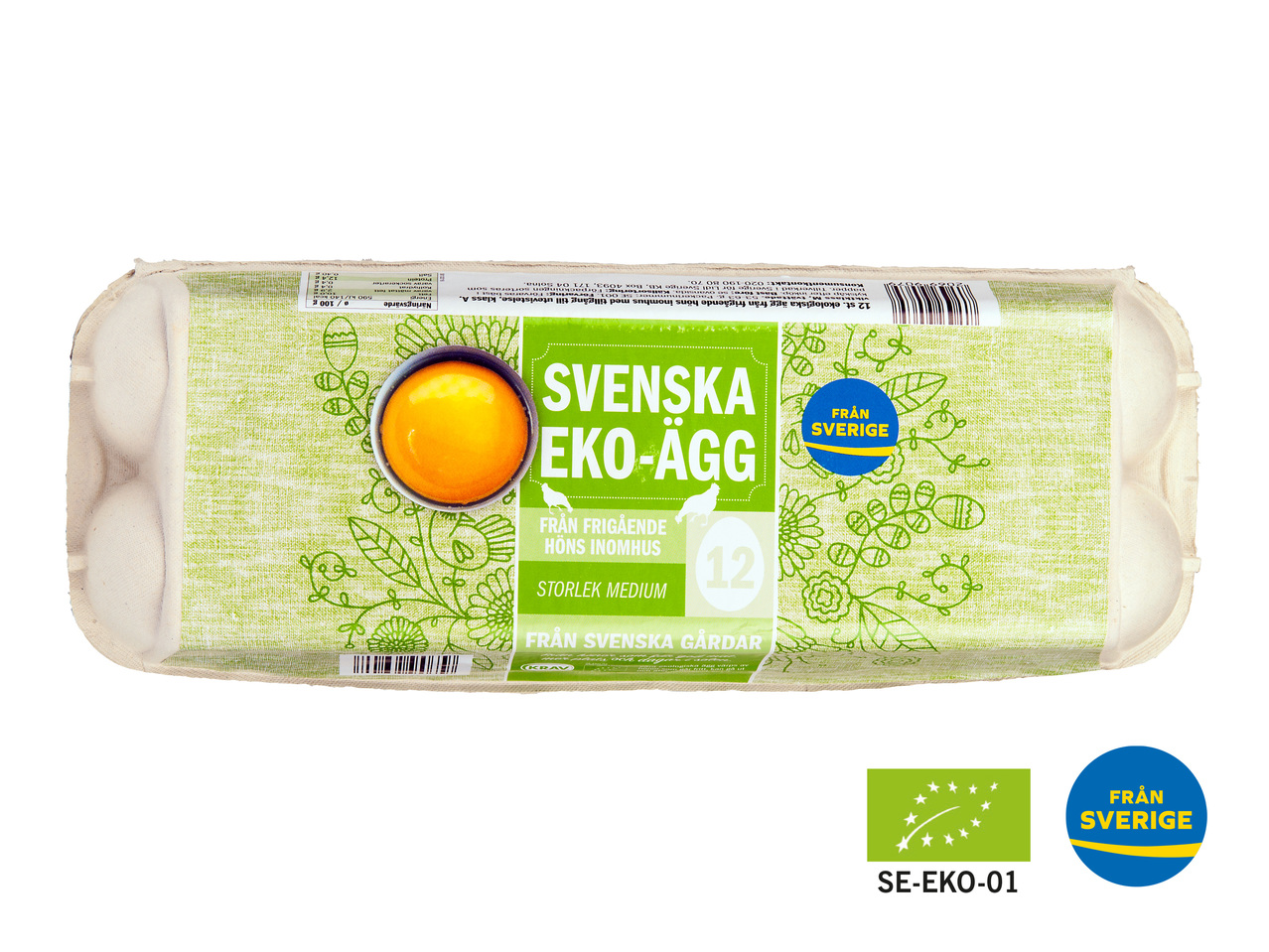 EKOLOGISKA ÄGG 12-PACK