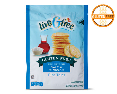 liveGfree Gluten Free Rice Crackers