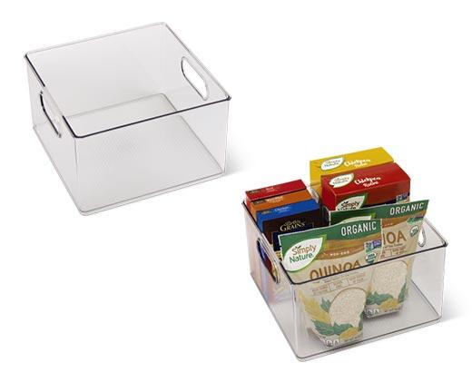 Huntington Home 
 Kitchen Cabinet Bins with Labels