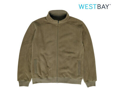 Men's Fleece Jacket - Olive or Steel Blue