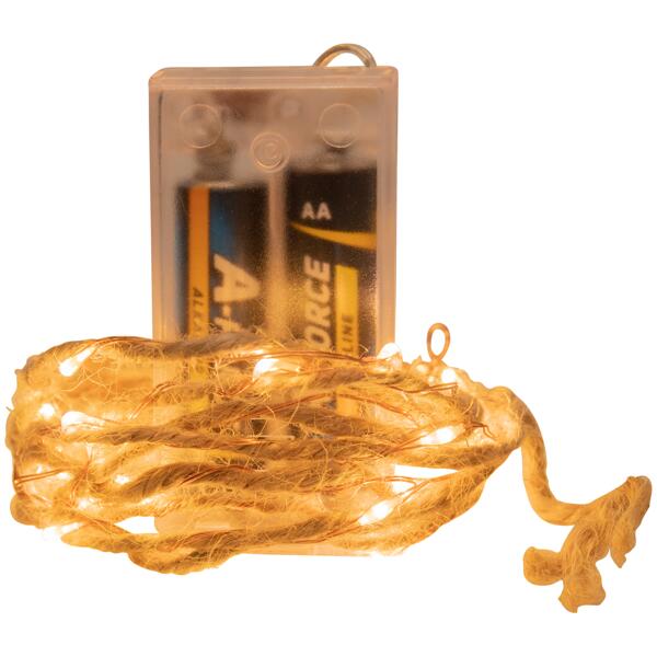 Corde de jute avec éclairage LED