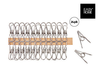 Stainless Steel Pegs 24pk