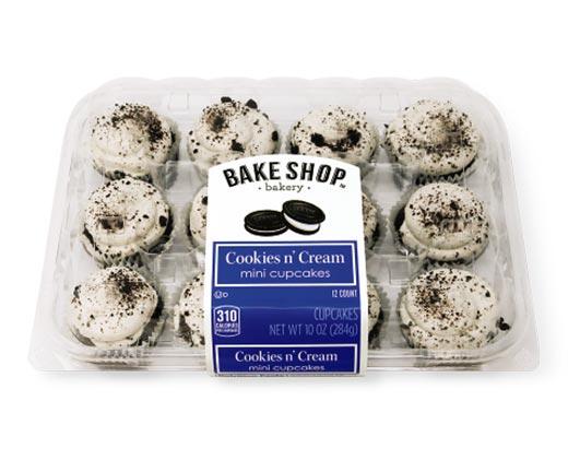 Bake Shop 
 Cookies and Cream Mini Cupcakes
