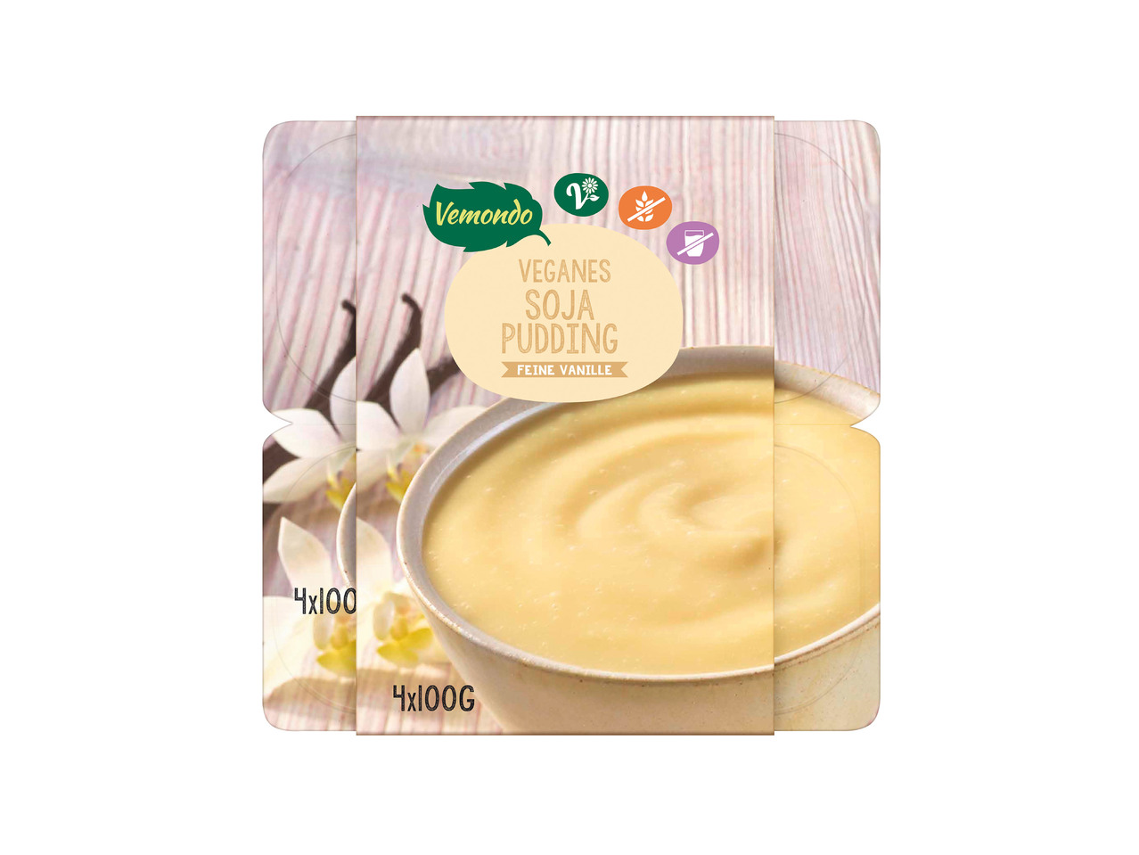 PUDINK NA BÁZI SÓJI