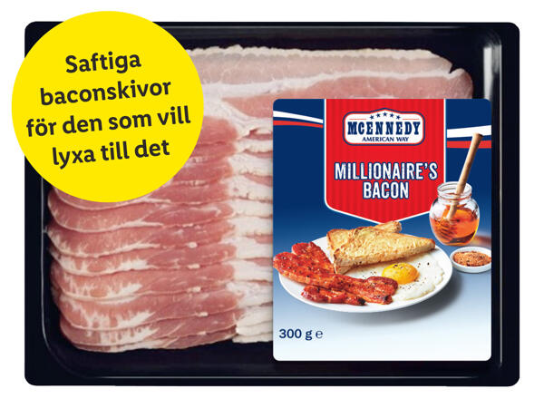 Millionaire's bacon