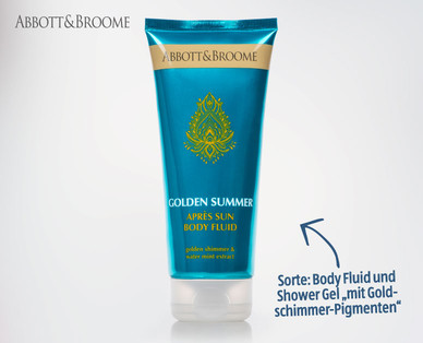 ABBOTT & BROOME Golden Summer Après-Pflege