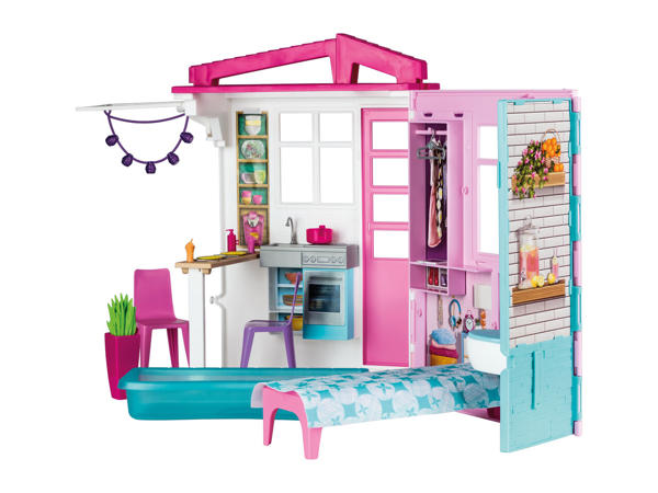 Mattel Barbie Doll House with Doll
