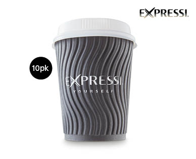 Expressi Disposable Coffee Cups 400ml 10pk