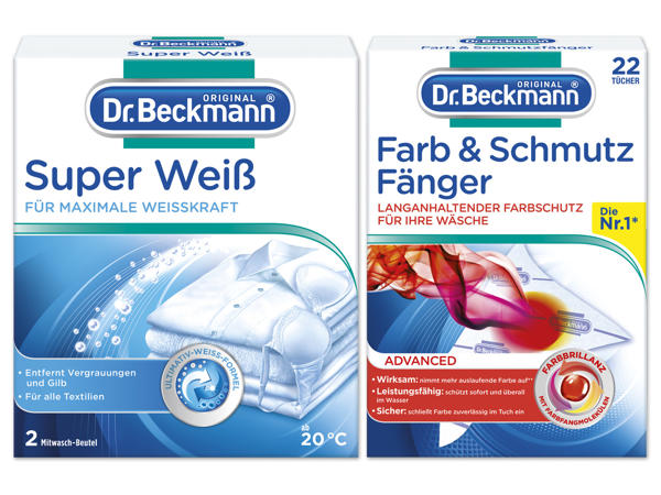 DR. BECKMANN Farb- und Schmutzfänger/Super Weiß-Tücher