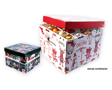 Scatola per palline natalizie