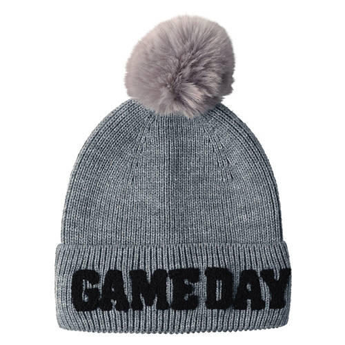 Ladies Game Day Beanie, Grey