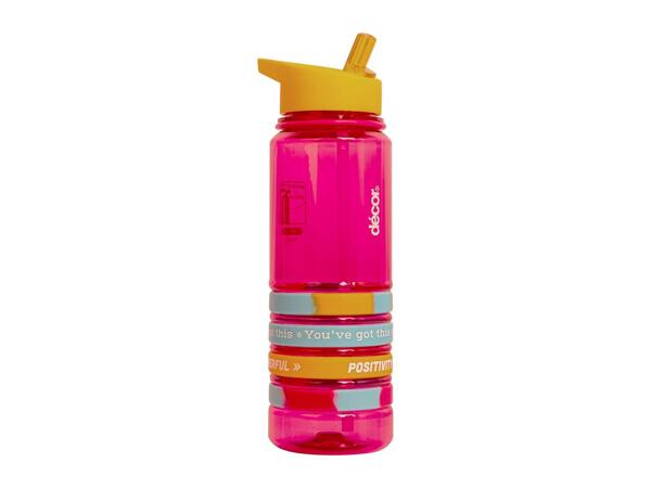 750ml Drinks Bottle - Pink/Orange