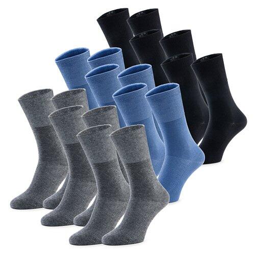 UP 2 FASHION Damen/Herren-Socken Venenfreundlich 3-teilig