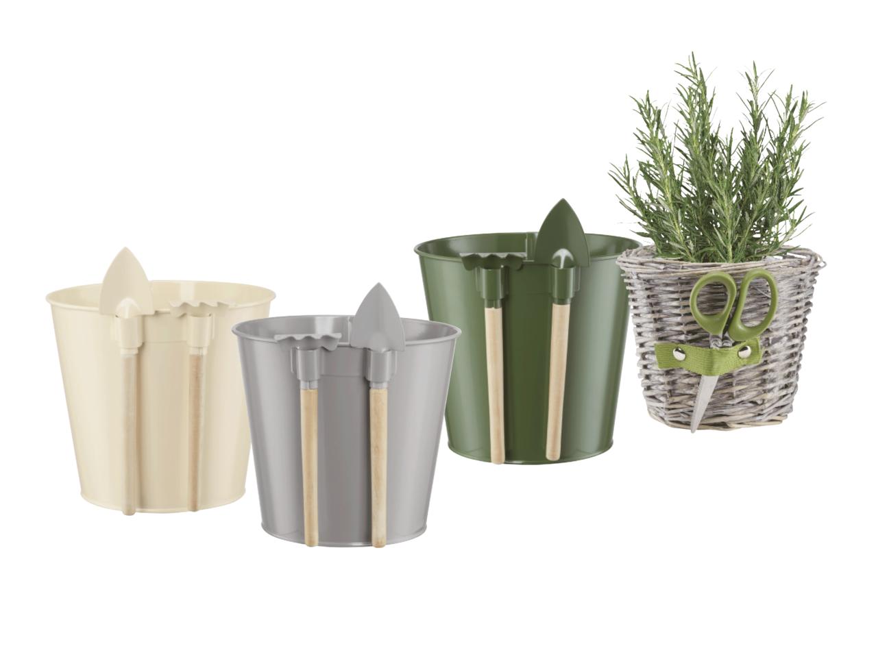 FLORABEST Plant Pot with Mini Garden Tool