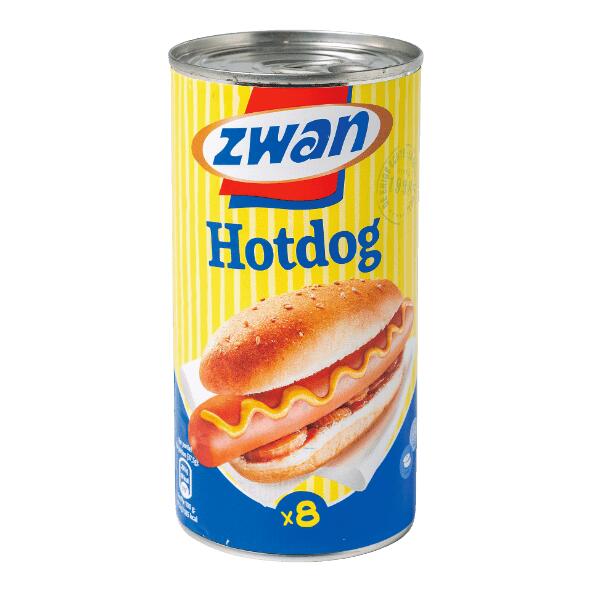 ZWAN(R) 				Hotdogworsten, 8 st.