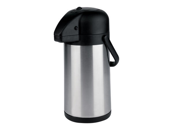 Pump Action Vacuum-Insulated Flask