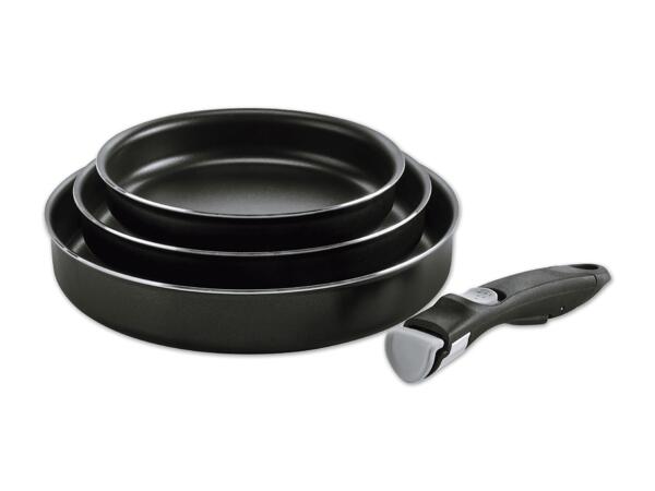 Aluminium-Topf-/Pfannen-Set, 4-teilig