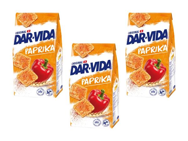 Cracker Dar-Vida paprika, pack de 3 XXL