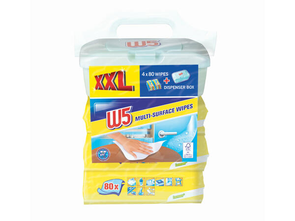 Lingettes nettoyantes humides