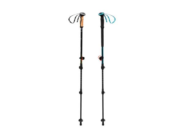 Bâtons de randonnée en aluminium, set de 2