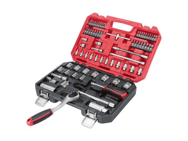 Assortiment de douilles et d'embouts, 74 pièces (uniquement au Tessin)