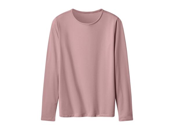 Esmara Ladies' Pink Thermal Long-Sleeve Top