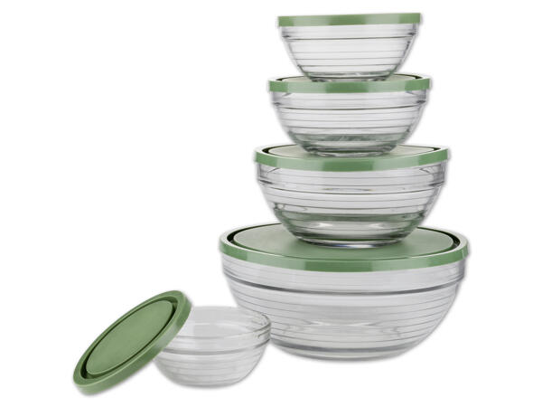 Glas-Frischhaltedosen-Set, 5-teilig