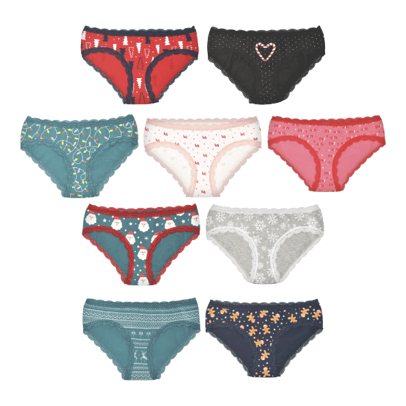 UP2Fashion(R) 				Slips de Noël, 3 pcs