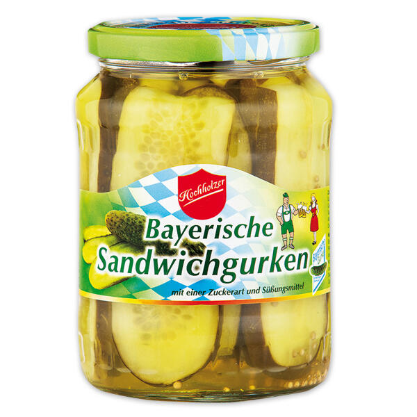 Bayerische Sandwichgurken / Dillschnitten