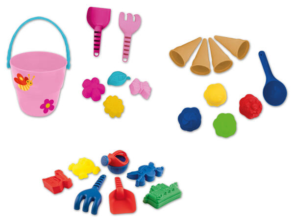 Sandspielzeug, 6- bis 9-teilig, Set klein