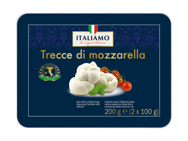 Mozzarella tressée