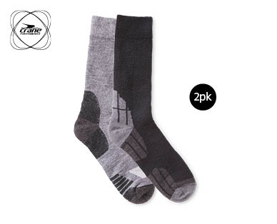 Mens Wool Blend Hiking Socks 2pk