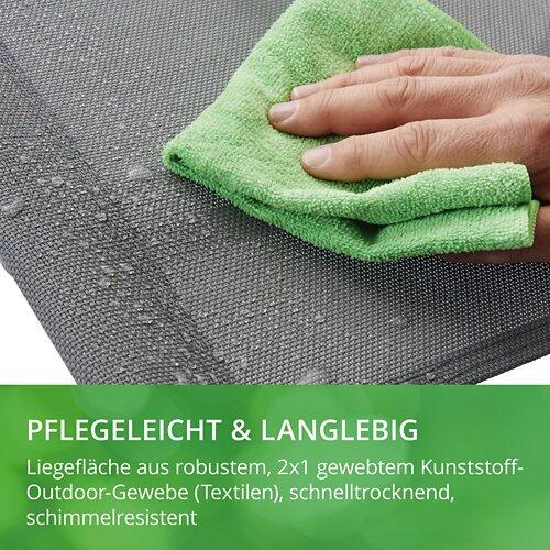 LECO Sonnenliege Elina lichtgrau