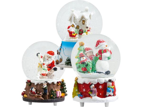 Snöglob med speldosa