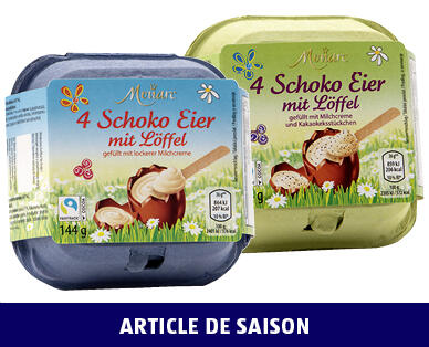 MONARC
ŒUFS EN CHOCOLAT AVEC CUILLÈRE