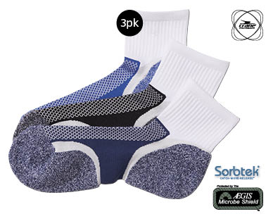 Men's Fitness Sock 3pk