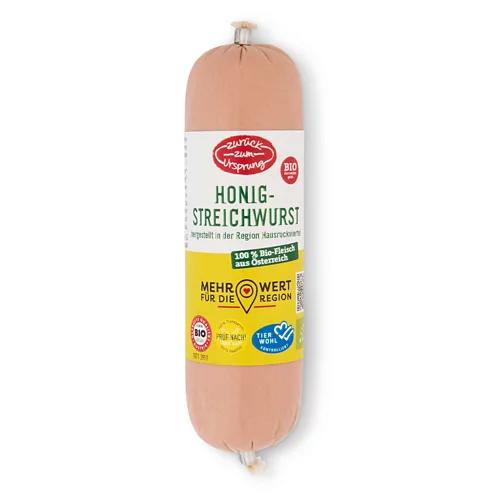 ZURÜCK ZUM URSPRUNG Bio-Honigstreichwurst