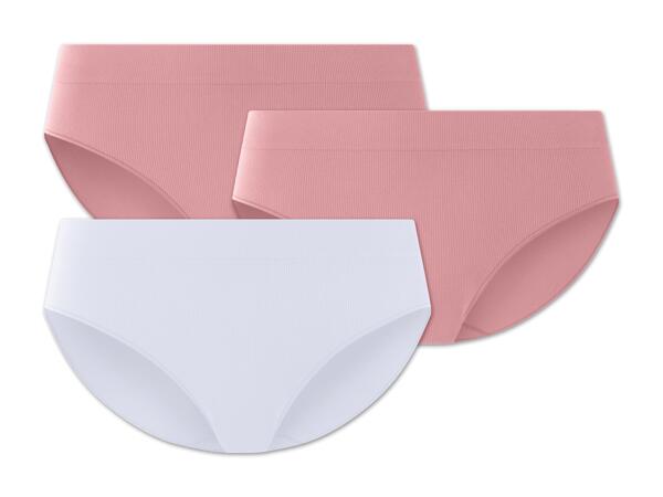 Damen Ripp-Slip, 3 Stück