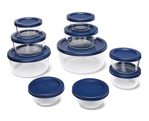 Crofton 20pc Glass Storage Set