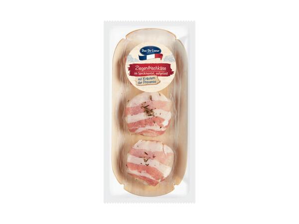 Ziegenkäse mit Speck
