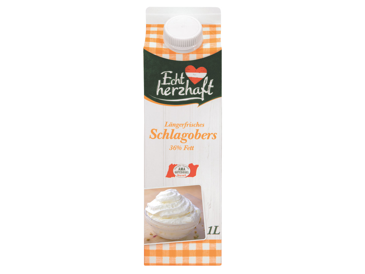 ECHT HERZHAFT Längerfrisches Schlagobers