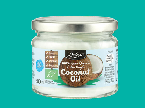 Deluxe 100% Raw Organic Coconut Oil