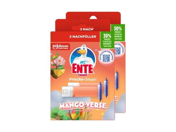 Recharge pierre WC Canard WC, pack de 2