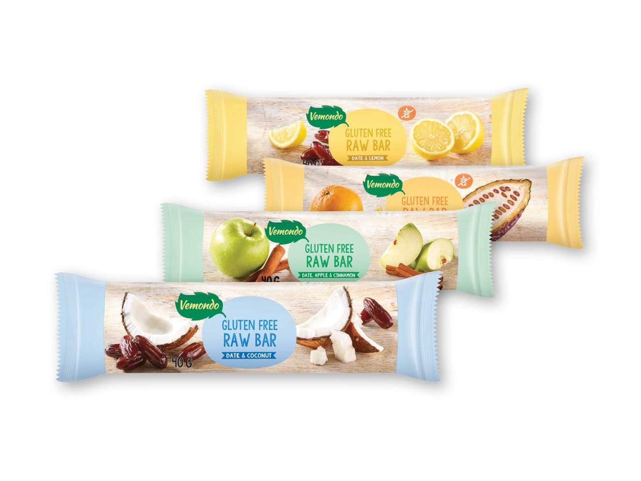 VEMONDO Gluten-Free Raw Bars