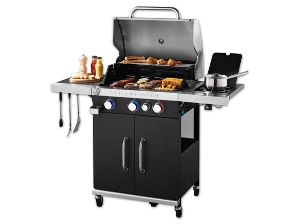 Gas-Grillwagen, 3 + 1-flammig