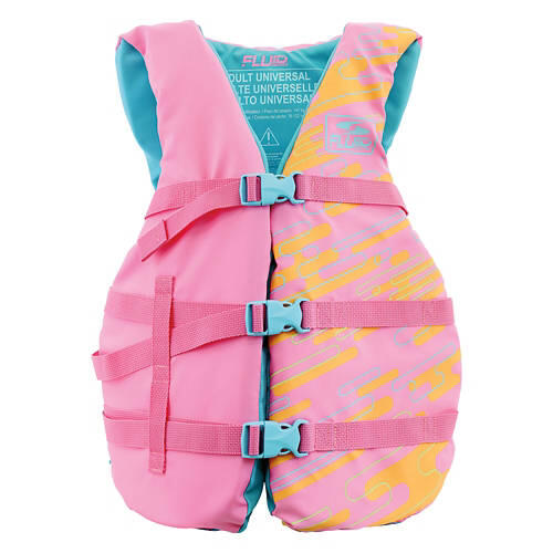 Adult Fluid Life Vest, Coral Pink