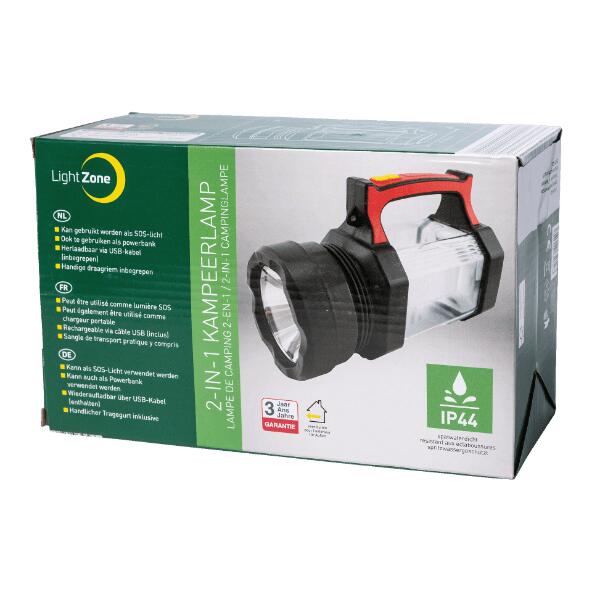 LIGHT ZONE(R) 				2-in-1-kampeerlicht