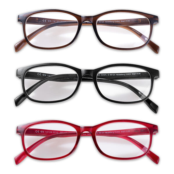 Fertig-Lesebrille 3er-Set