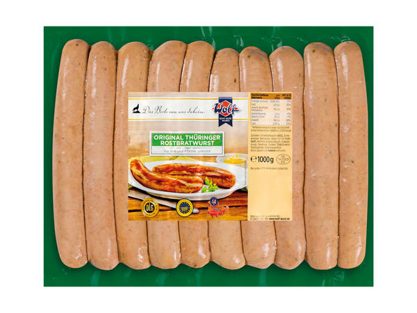 WOLF Original Thüringer Rostbratwurst