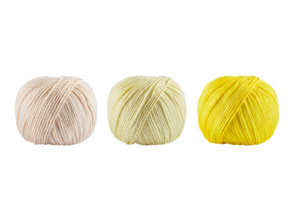 Crelando Crochet & Craft Yarn - 3 pack